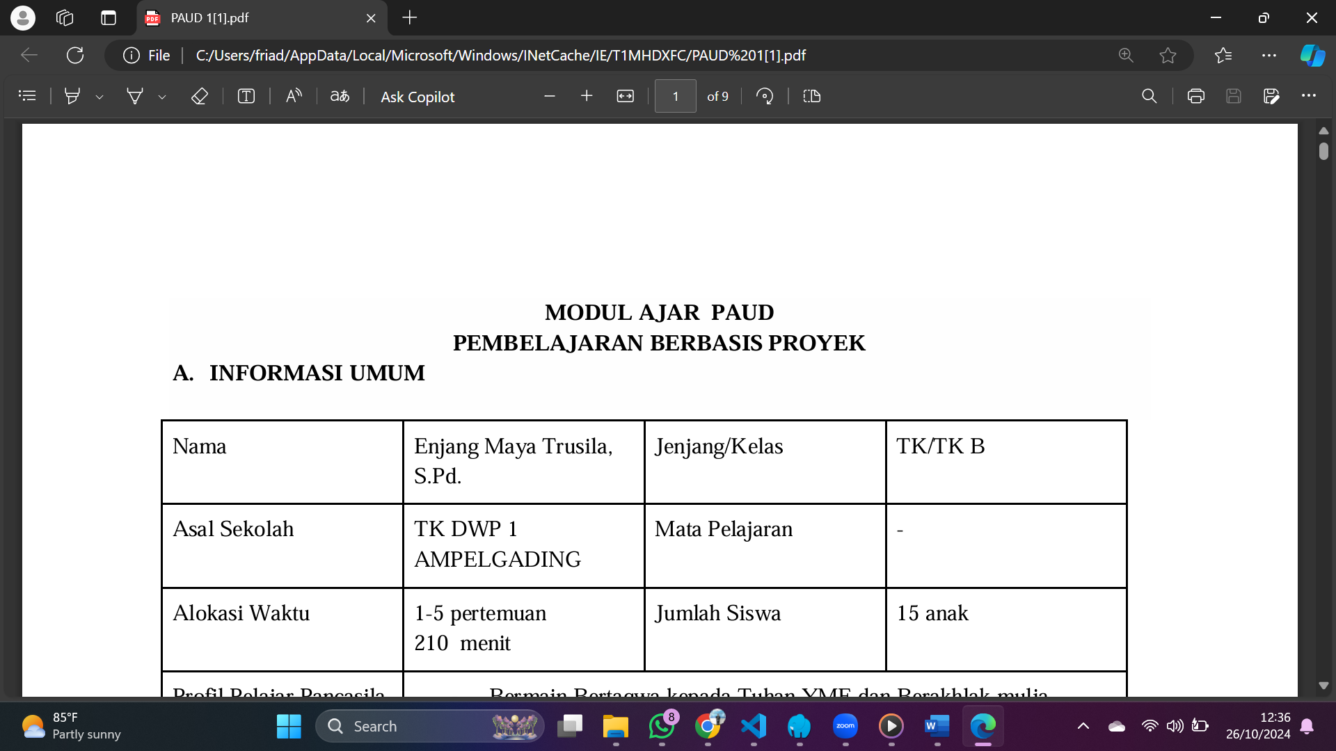 Imajinasiku atau Rumah Impianku